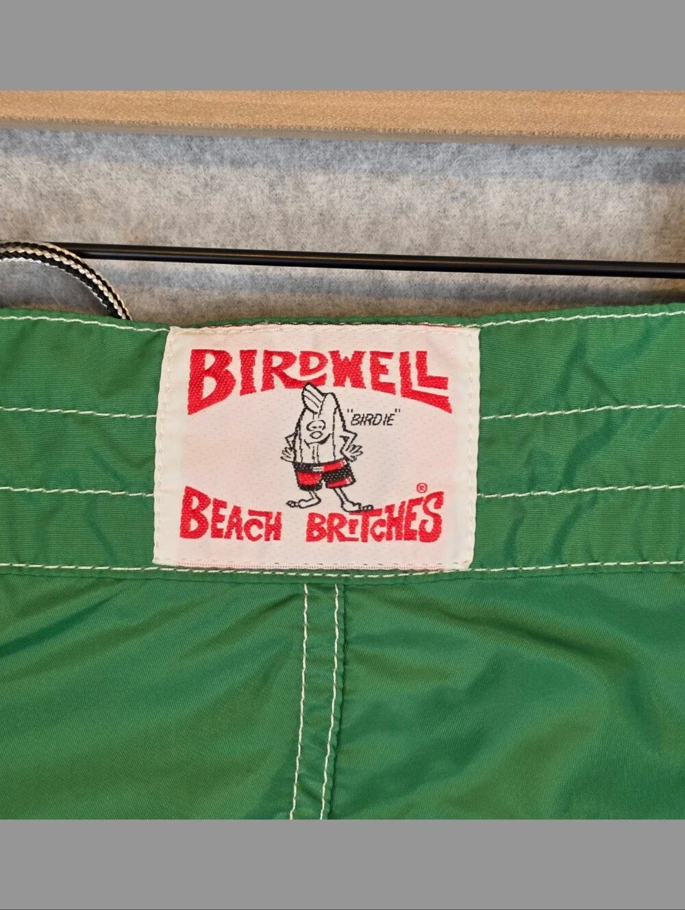 Birdwell Beach Britches 312 Board Shorts Men's 39 Green 10